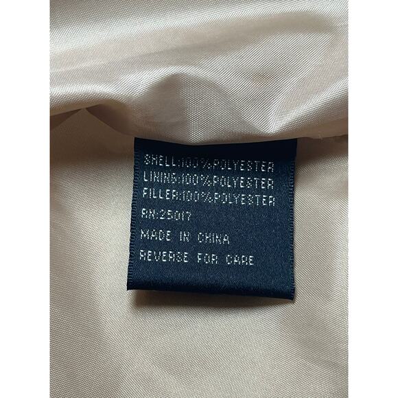 Tally Ho 3X Plus Quilted Barn Jacket Cream Tan Coat Equestrian Horse Girl Preppy - Picture 9 of 11